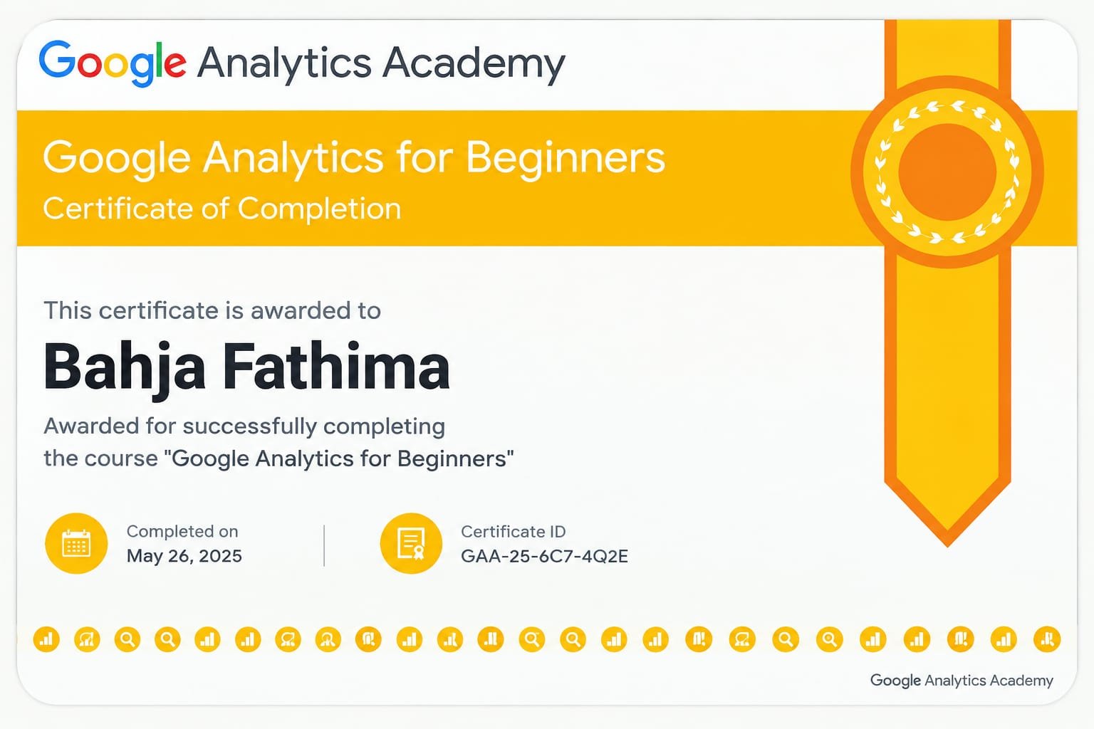 Certificate 1