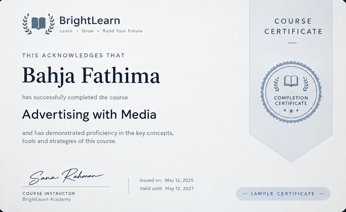 Certificate 3