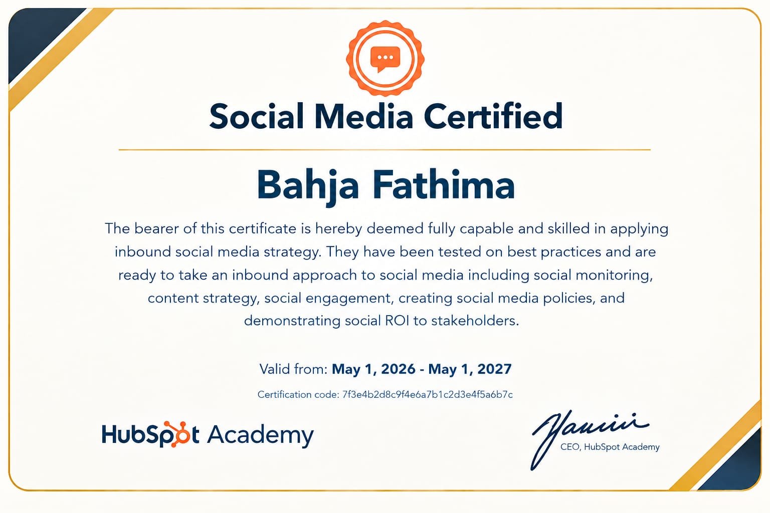 Certificate 4